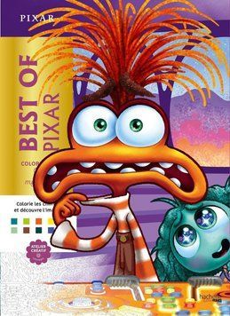 Розмальовка Дісней по номерам - Best of Pixar | Coloriages mysteres Disney Hachette 5556739 фото