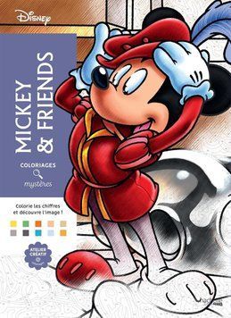 Розмальовка Дісней по номерам - Mickey and friends | Coloriages mysteres Disney Hachette 4176336 фото