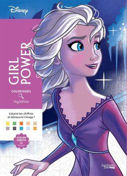 Розмальовка Дісней по номерам - Girl Power | Coloriages mysteres Disney Hachette 4176339 фото