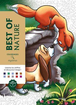 Розмальовка Дісней по номерам - Best of Nature | Coloriages mysteres Disney Hachette 4967370 фото