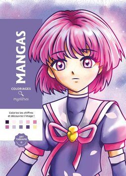 Розмальовка Дісней по номерам - Mangas | Coloriages mysteres Disney Hachette 4176323 фото