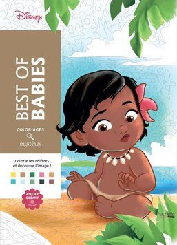 Розмальовка Дісней по номерам - Best of Babies | Coloriages mysteres Disney Hachette Best of Babies фото
