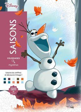 Розмальовка Дісней по номерам - Сезони | Coloriages mysteres Disney Hachette Saisons 4180374 фото